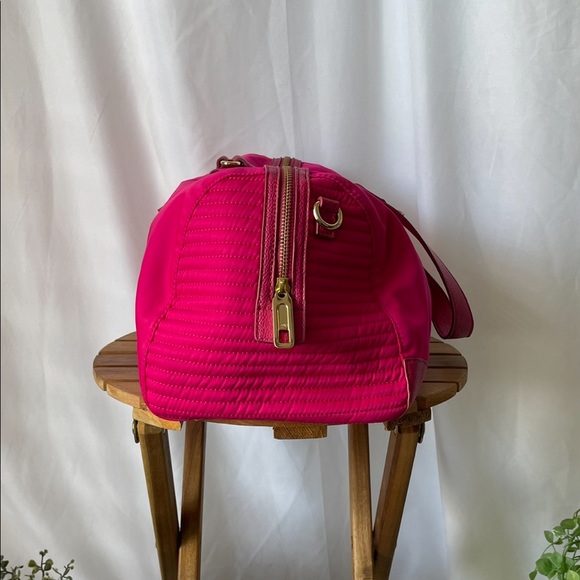 Juicy Couture Hot Pink Nylon Mini Weekender Y2K - Picture 5 of 8